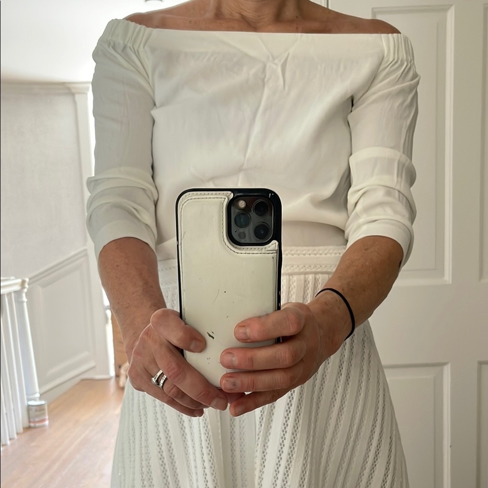 Club Monaco Off-Shoulder Blouse